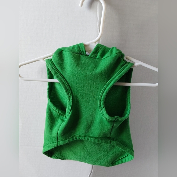 Simply Wags Dog Apparel, Size Small Green Christmas Hoodie for Dogs/Pets - Picture 2 of 4